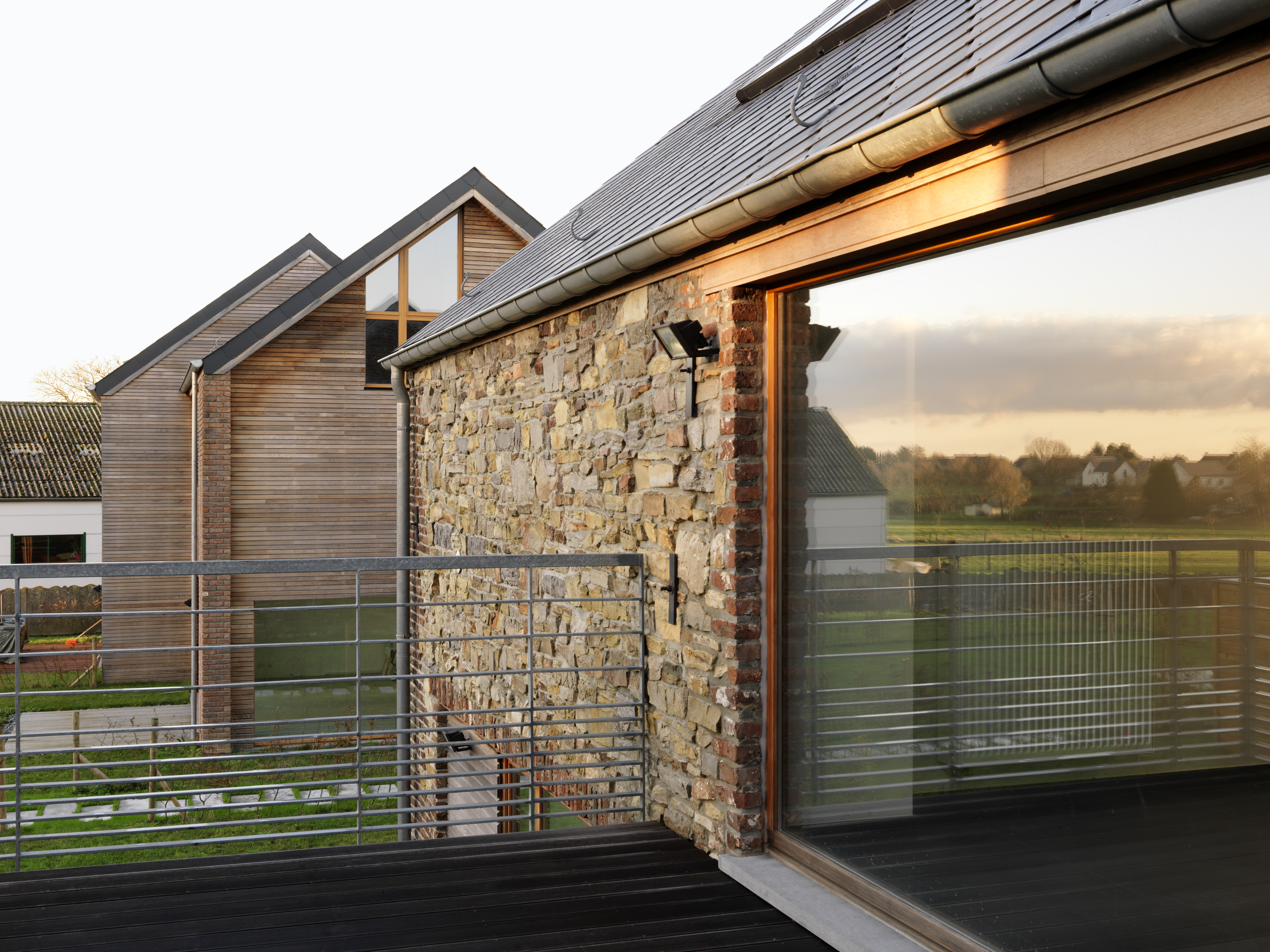 Synopsis Architecture - Ecoquartier de la ferme du Stordoir - Façades Jardin