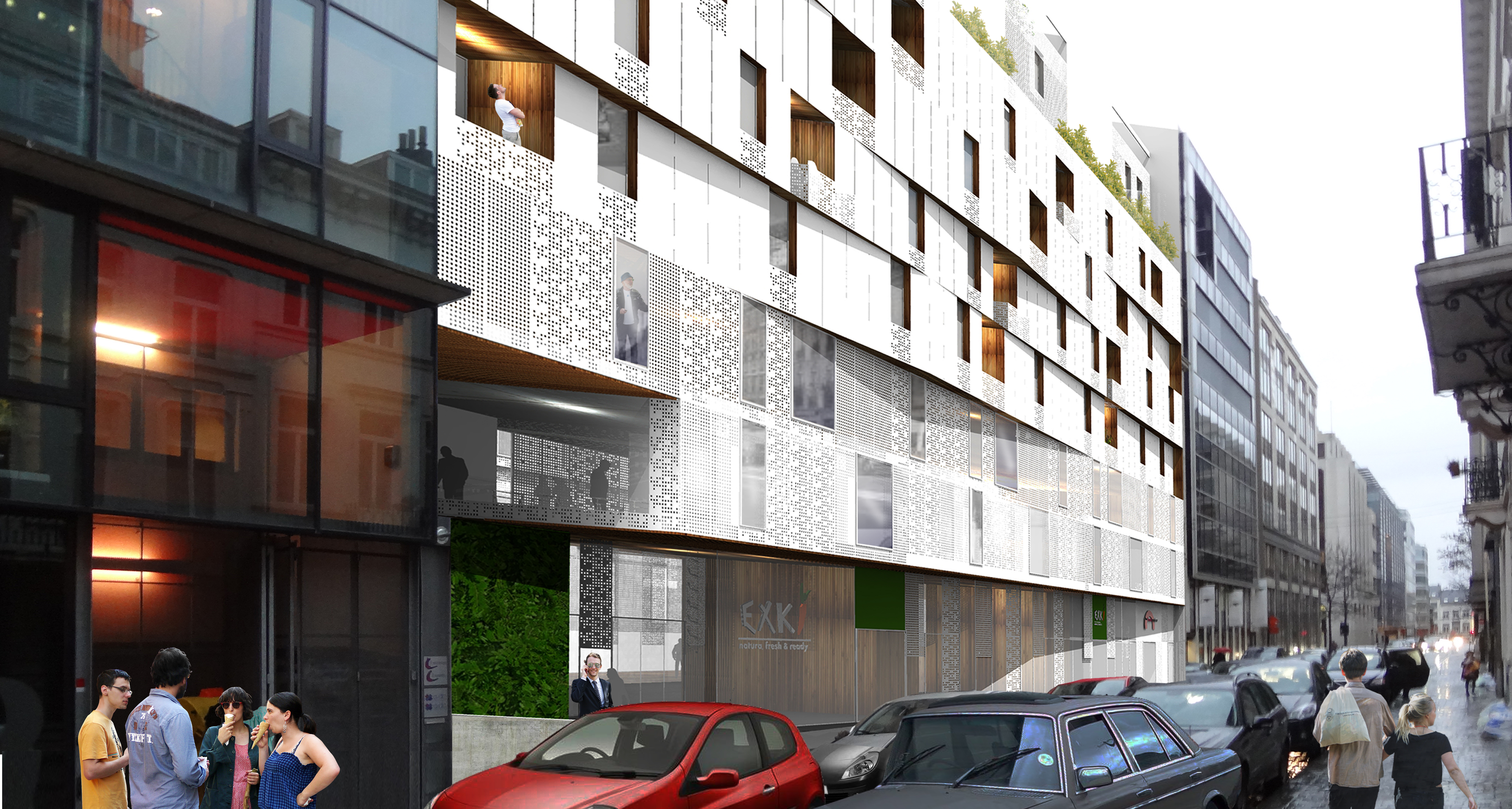 Synopsis Architecture - Rue du Commerce - 3D Intégration