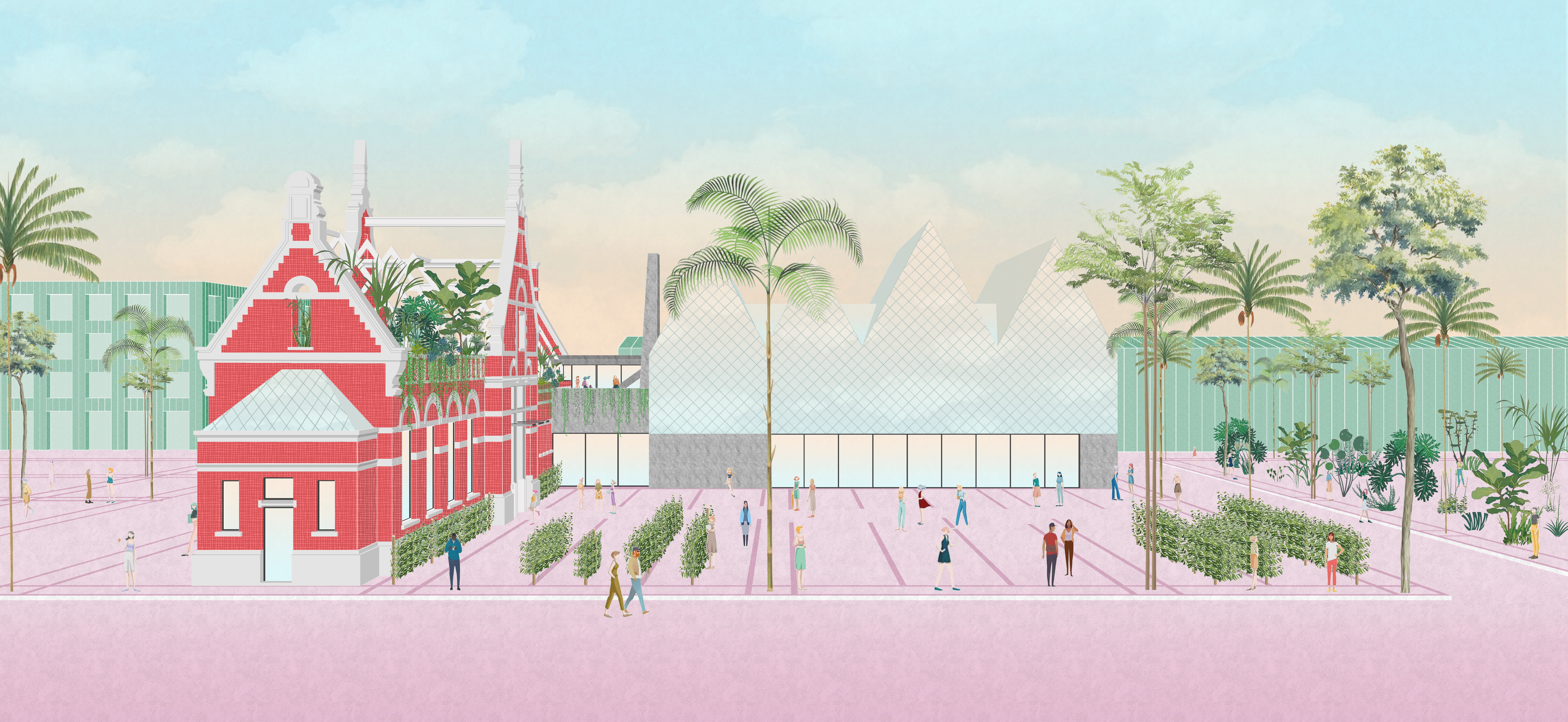 Synopsis Architecture - Gudule Winery - Façade Chai